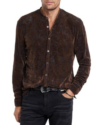 Valencia Regular Fit Velour Burnout Shirt