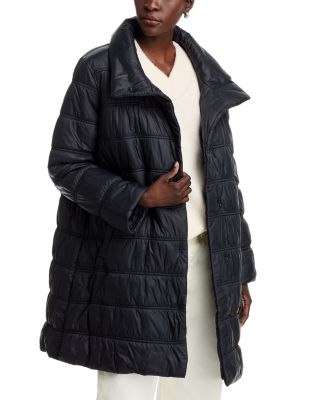 Eileen Fisher Ruched Puffer Coat Smart Closet