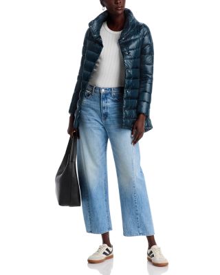 Amelia Stand Collar Down Puffer Coat