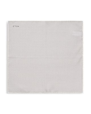 Eton - Polka Dot Silk Pocket Square