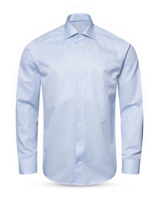 Contemporary Fit Fine Striped Twill Shirt