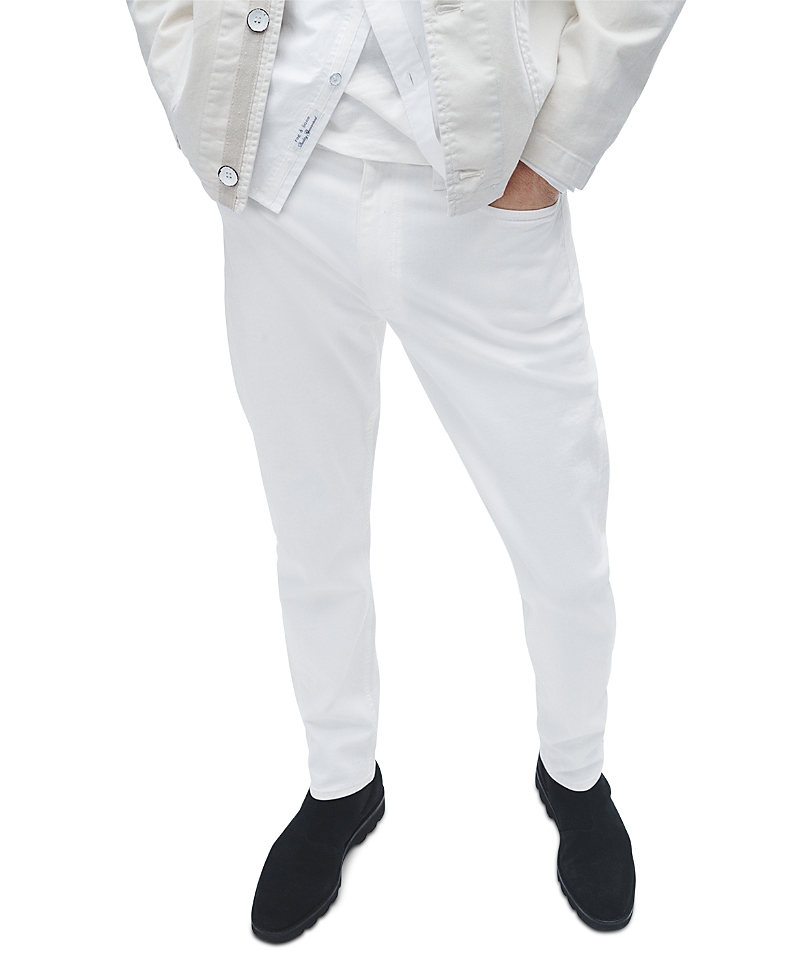 Rag & Bone Fit 2 Authentic Stretch Slim Fit Jeans In Optic White
