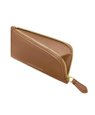 Leather Zip Card Holder