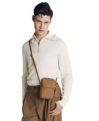 Leather Zip Phone Pouch