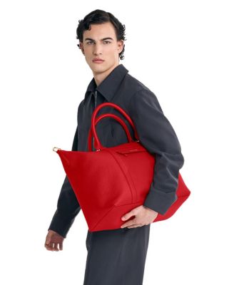 Large Leather Weekender Bag