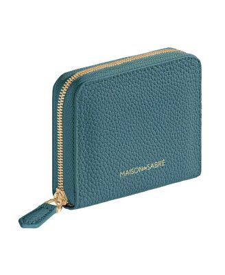 Small Leather Zip Wallet