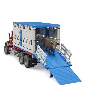  Unisex 1/16 Mack Granite Cattle Transportation Toy Truck by Ages 5-7