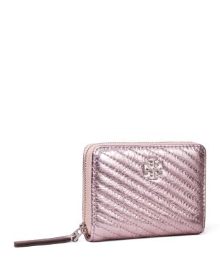 Kira Metallic Moto Quilted Leather Wallet