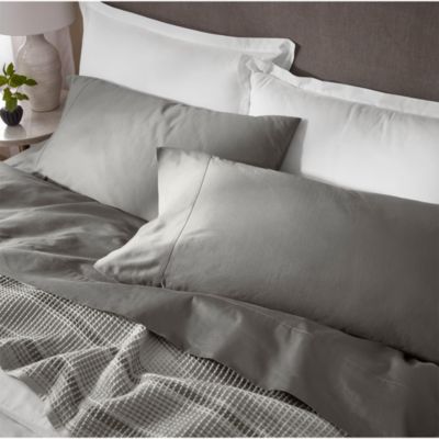 Signature Organic Cotton Hemmed Sheet Set, Twin