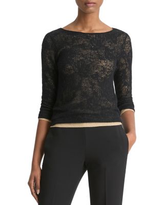 Vince - Layered Lace Sweater