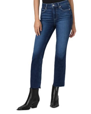 PAIGE - Petites Cindy High Rise Straight Jeans in Foreign Film