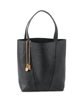 Medium Spin Tote in Leather 
