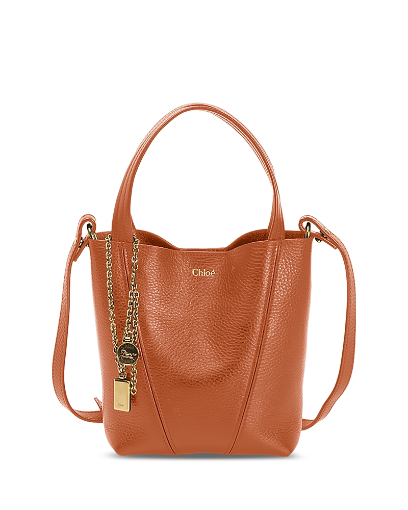 Chloe Small Spin Tote in Leather · NO SIZE