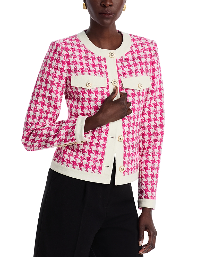 Elie Tahari The Farley Gingham Jacket