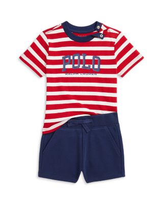 Ralph Lauren - Boys' Logo Jersey Tee & French Terry Short Set - Baby