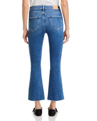 Collette Crop Flare Jeans in Magnolias