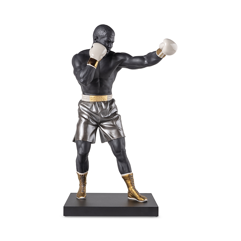 Lladro Boxer Sculpture