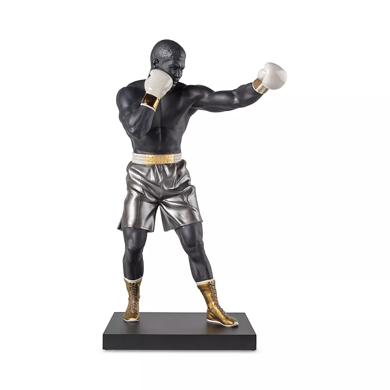 Lladro Boxer Sculpture