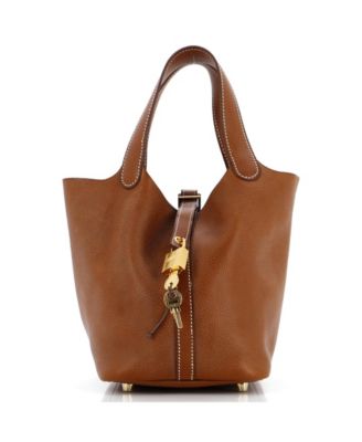 Pre-Owned HERMÈS - PM Picotin Lock Bag Barenia Faubourg