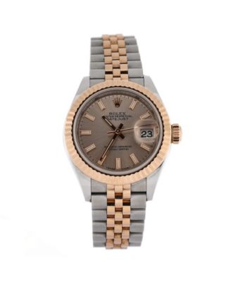 Pre-Owned Rolex - Oyster Perpetual Datejust Automatic Watch in Stainless Steel and Rose Gold 28mm