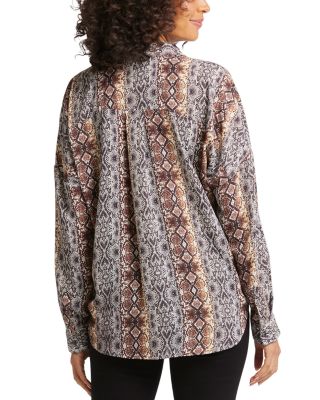 Becky Dot Print Blouse