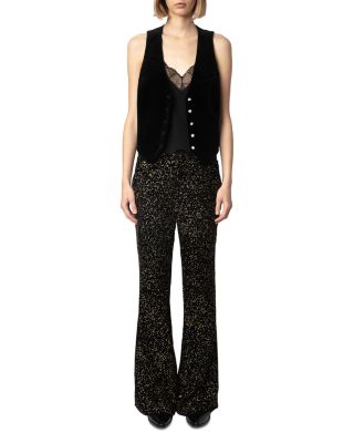 Emaux Velvet Noir Vest