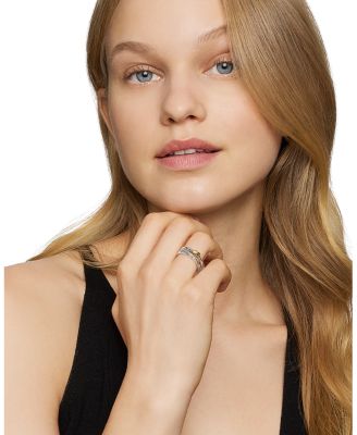  X Crossover Ring with 18K Gold