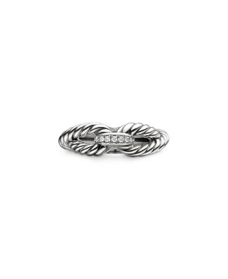 David Yurman - Cable Loop Ring with Diamonds