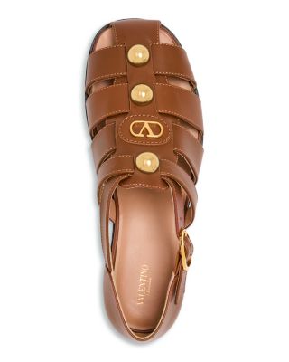 VLogo Embellished Fisherman Sandals 