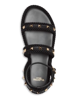 Women's Rockstud Espadrille Sandals