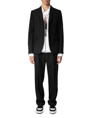 Vanilleh Raw Edges Straight Cut Blazer 