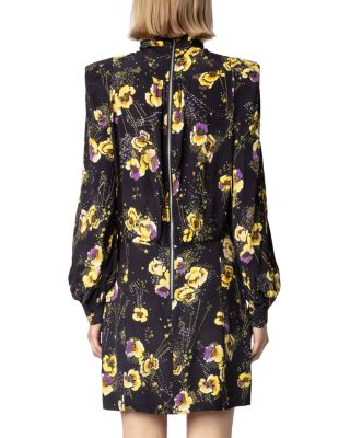 Ryda Crepe Yoko Strass Noir Dress