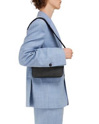 Monogram Canvas & Leather Crossbody Bag