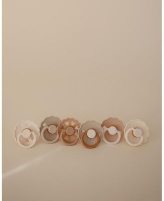 FRIGG 6-Pack Cinnamon Charm Rubber Pacifiers