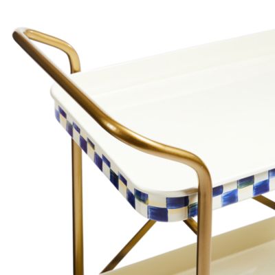 Royal Check Two Tier Kitchen Cart