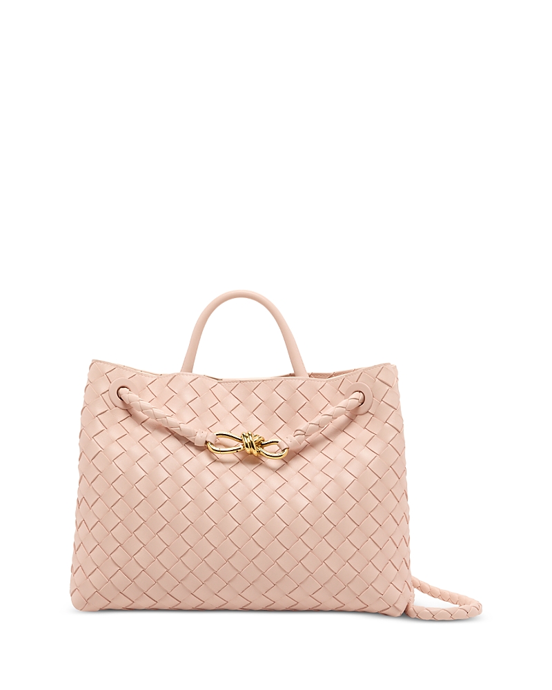 Bottega Veneta Medium Andiamo Intrecciato Leather Shoulder Bag · OS