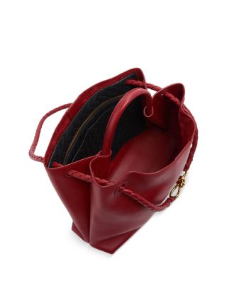 Andiamo Leather Top Handle Bag
