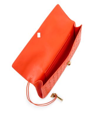 Andiamo Intrecciato Leather Clutch