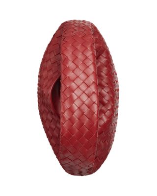 Small Hop Intrecciato Leather Shoulder Bag