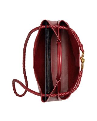 Andiamo Leather Top Handle Bag