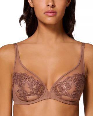 SIMONE PERELE SAGA SHEER PLUNGE UNDERWIRE BRA