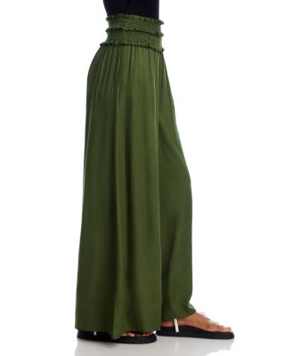 Smocked Waist Pants - Exclusive