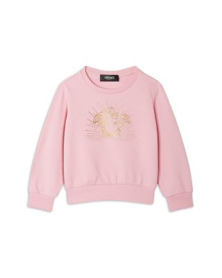 Versace - Girls' Medusa Rays Graphic Fleece Sweatshirt - Baby, Little Kid