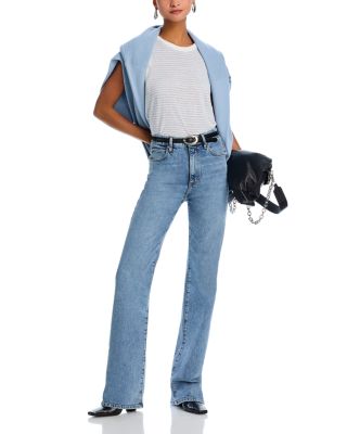 FRAME The Arrow High Rise Bootcut Jeans in Leela