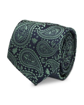Star Wars Yoda Green Paisley Tie