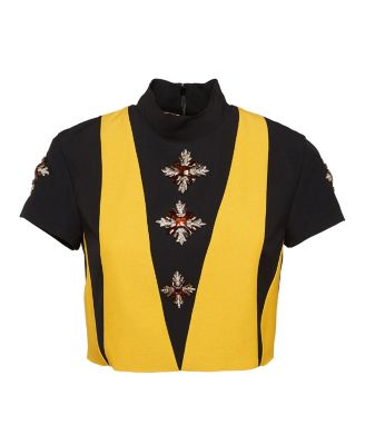 Harlequin Top Solid Black