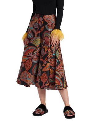 La DoubleJ Milano Skirt Jacquard Sicomore Black