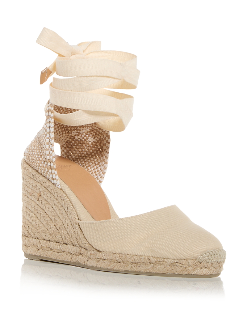 Castañer Chiara Wedge-platform Heeled Espadrille In Ivory