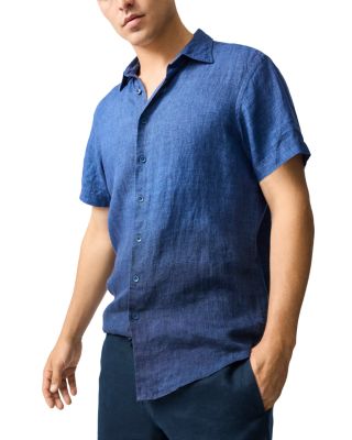 Cannons Creek Short Sleeve Sports Fit Linen Shirt