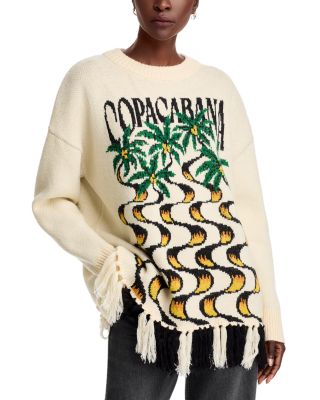FARM Rio - Copacabana Tasseled Hem Sweater